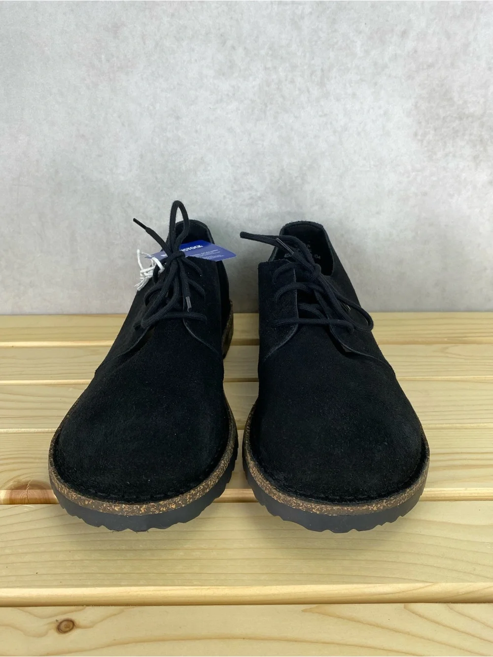 Birkenstock Uppsala Low Suede Leather Black Casual Comfot Oxfords Shoes 45 EUR